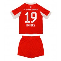 Bayern Munich Alphonso Davies #19 Hjemmebanesæt Børn 2025-26 Kortærmet (+ Korte bukser)